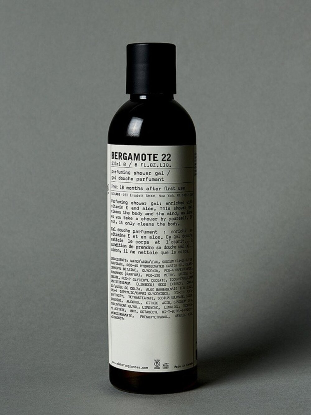 Le Labo Bergamot 22 Shower Gel 237ml